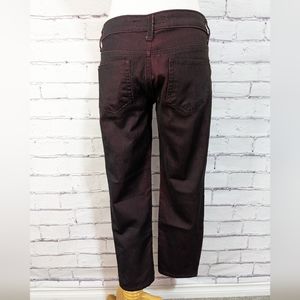 CELEBRITY PINK Original Denim Mesh Red Rocker Punk Cropped Jeans